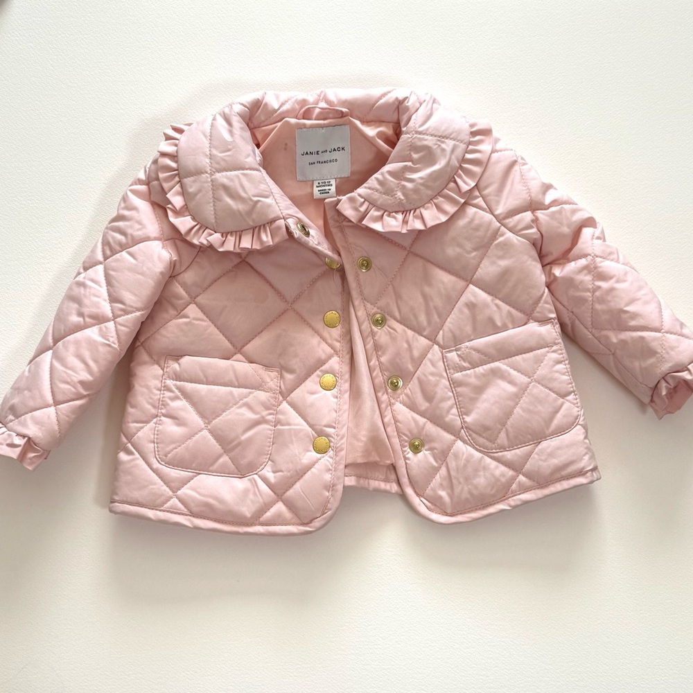 Janie and Jack Soft Pink Outerwear